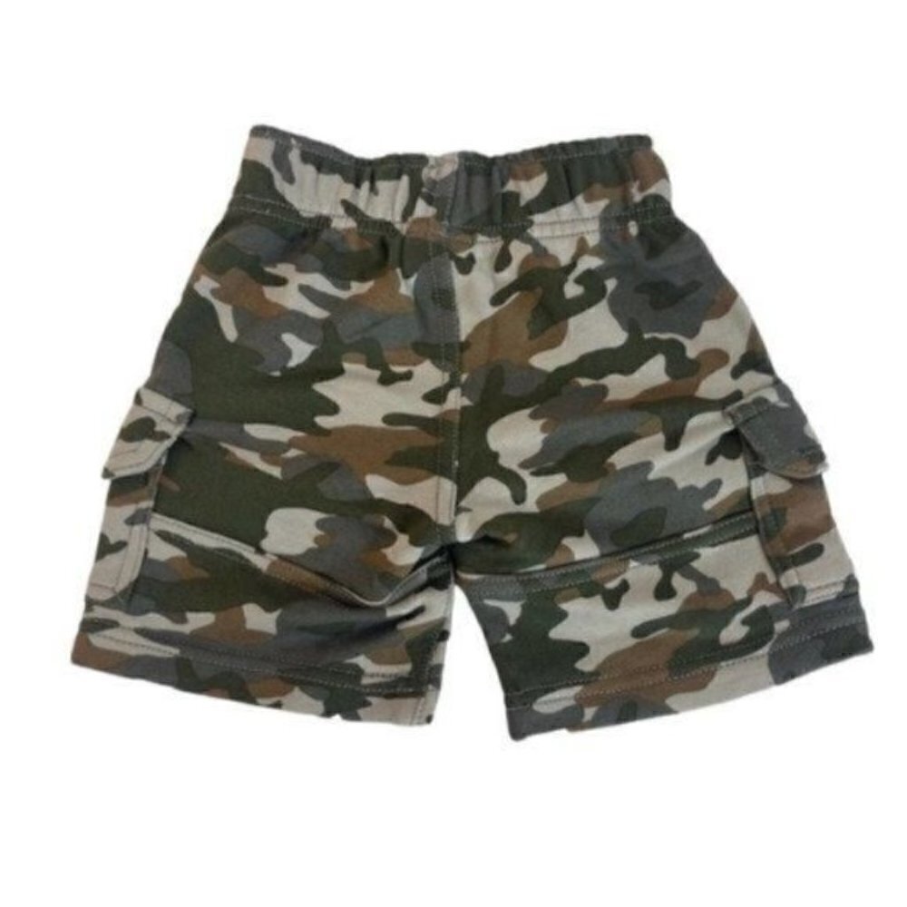 GYMBOREE Camo 6-12 months shorts drawstring elastic waistband pockets NWT - Picture 3 of 8